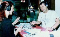 Paluch junto a Federica Guibelalde